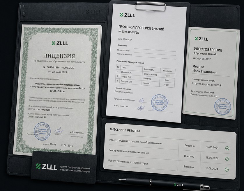 Комплект документов ZLLL
